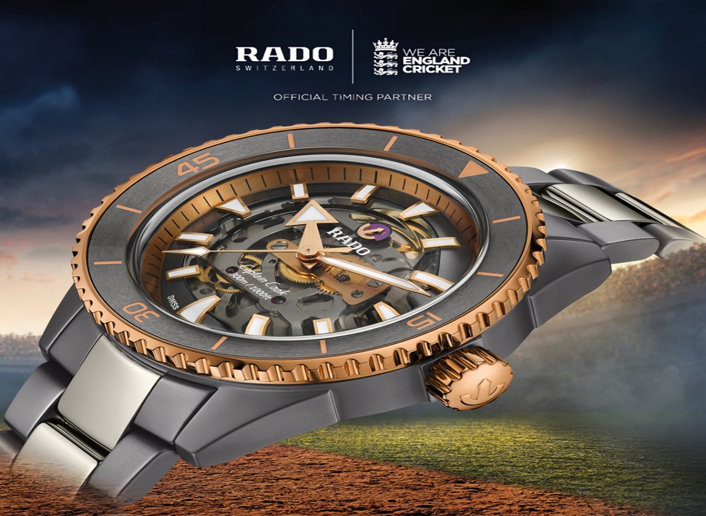 Introducing the Rado Captain Cook High-Tech Ceramic Skeleton